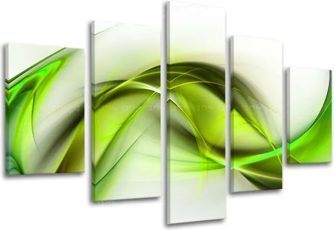 Obraz na stenu 5 dielny ABSTRAKT AB120E50