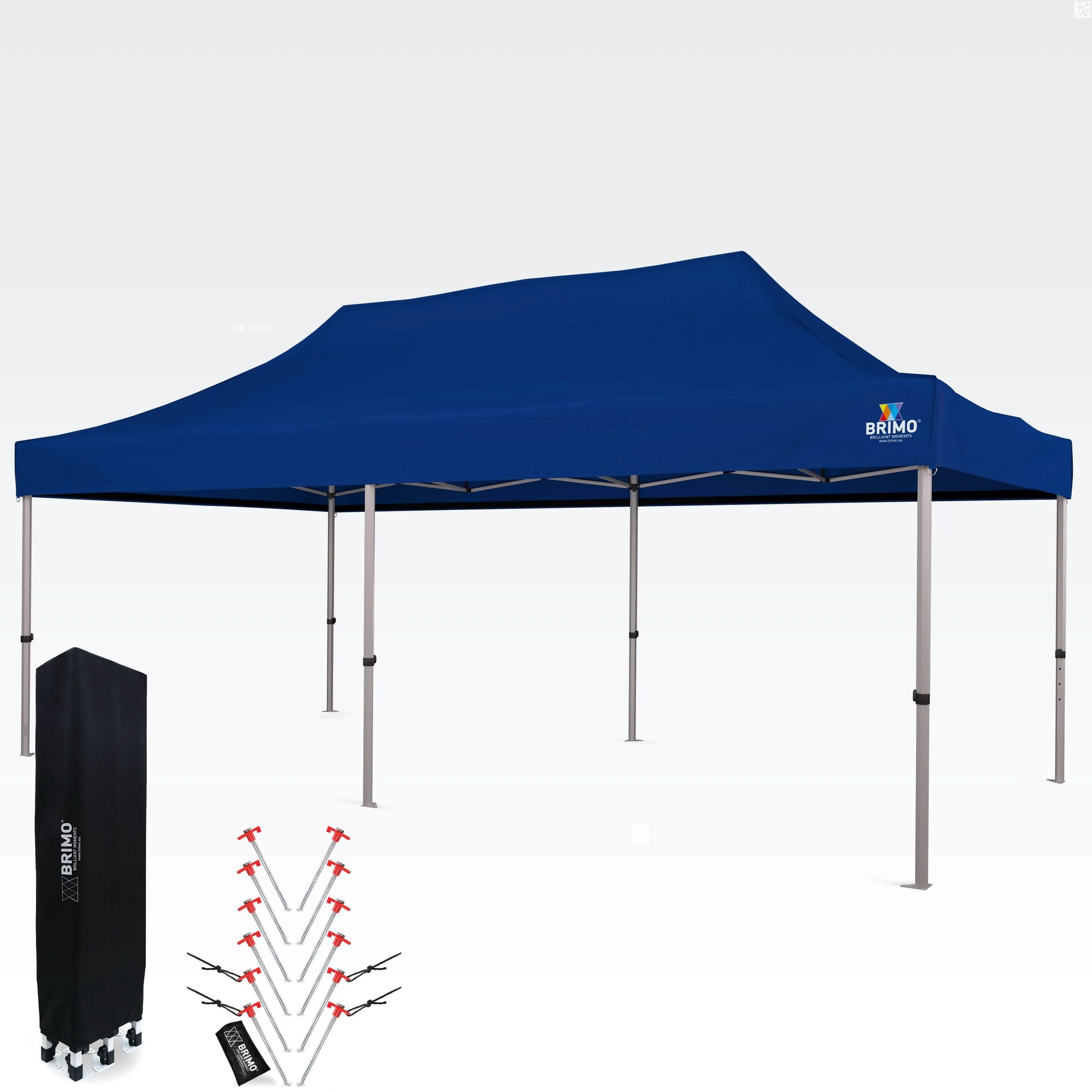 BRIMO Nožnicové stany 3x6m - bez stien - Modrá 39