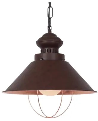 Industry copper závesna lampa s retiazkou Ø34*120