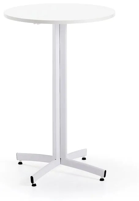 Barový stôl SANNA, Ø700x1050 mm, biela