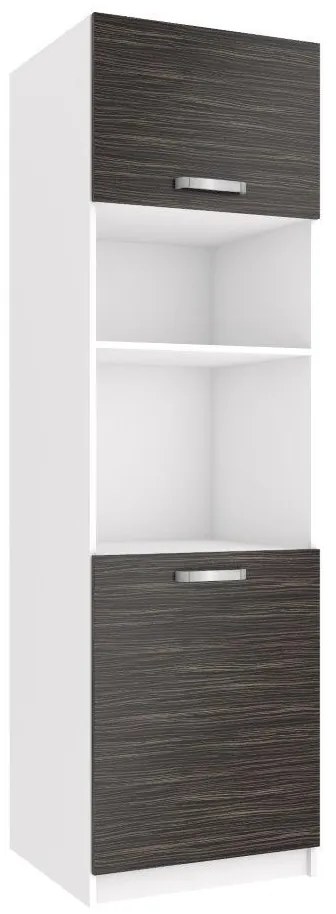 Vysoká kuchynská skrinka Belini pre vstavanú rúru 60 cm eben kráľovský TOR SSP60/0/WT/HK/0/U