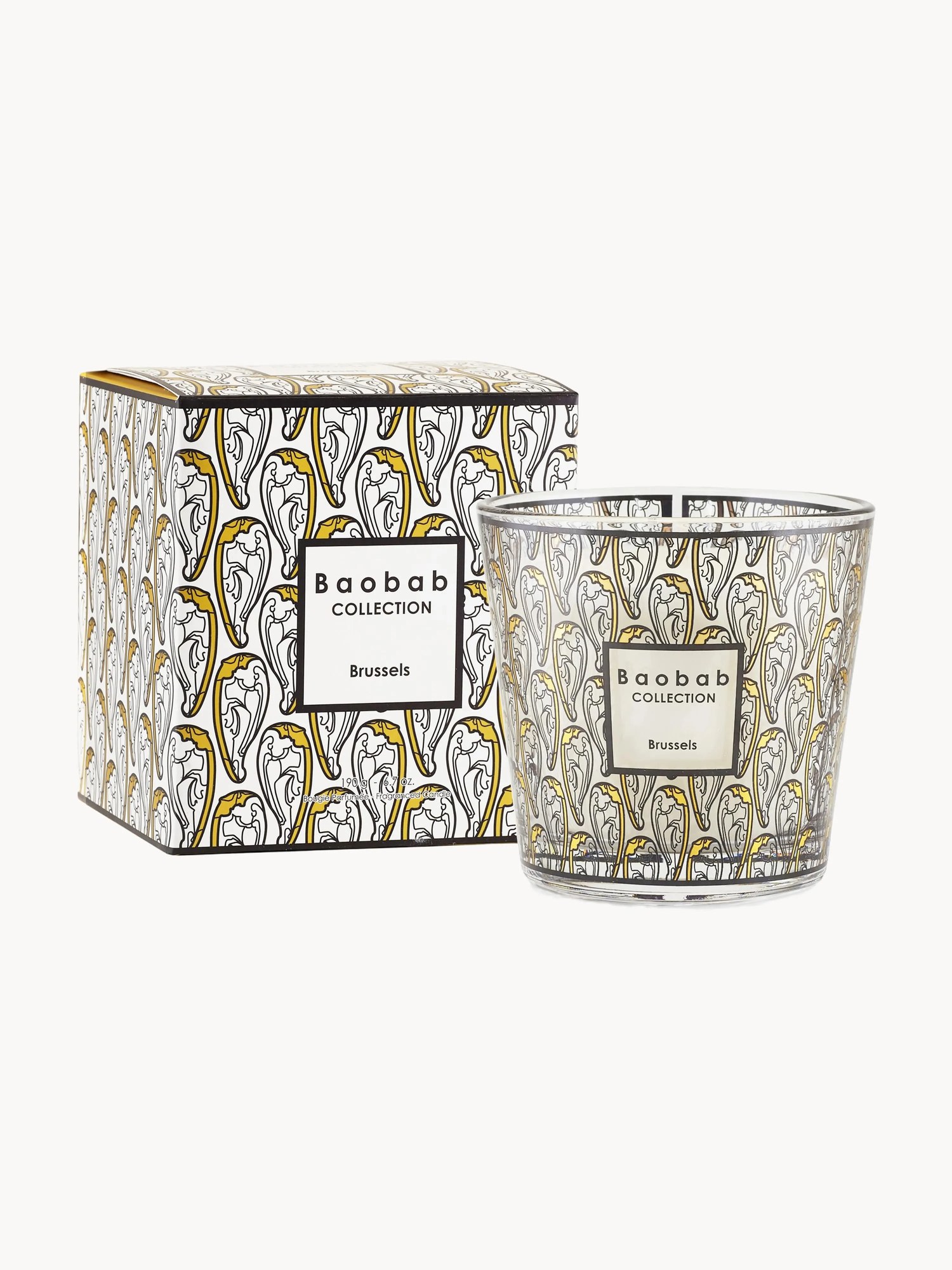 Vonná sviečka My First Baobab Brussels (céder, santalové drevo a med)