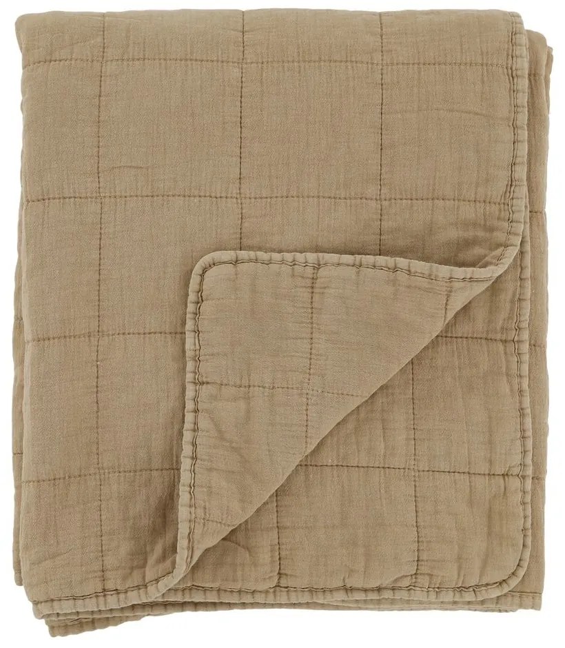 Medový prehoz s opraným vzhľadom Aix Vintage Quilt - 130*180 cm
