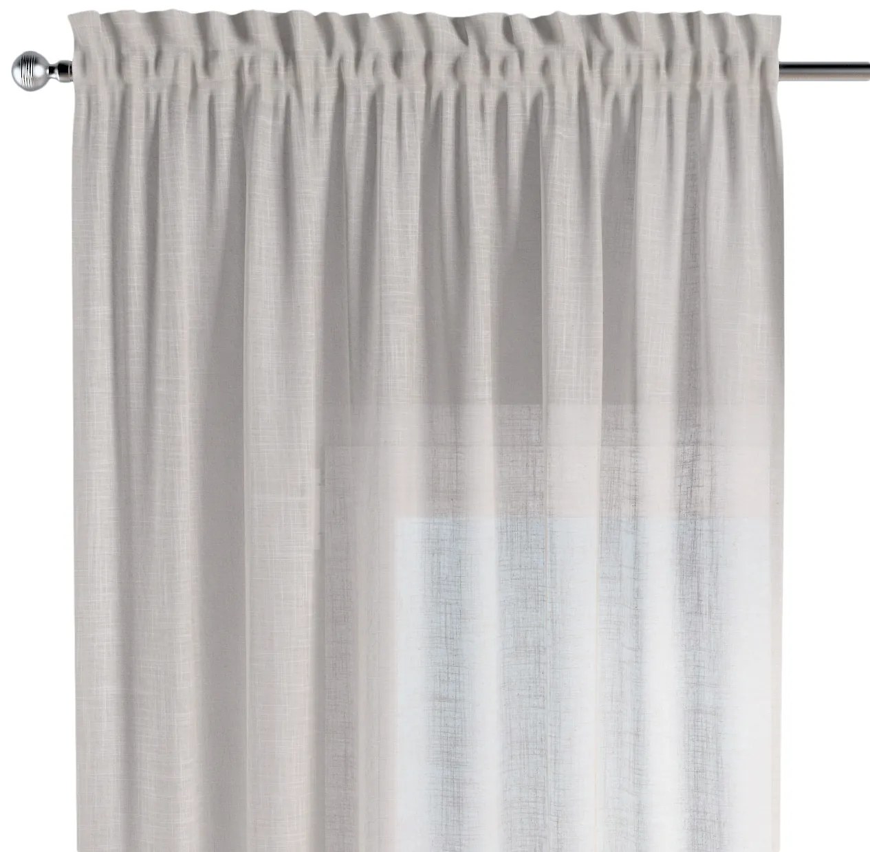 Záves s tunelom a volánom