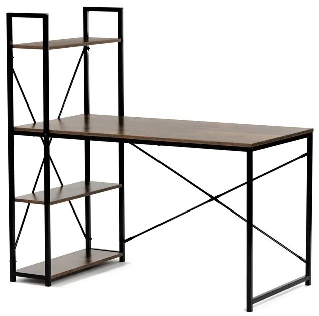 Autronic BONTEC Pracovný stôl 120x60cm, mdf, dub, GD-520 OAK Farba: Hnedá