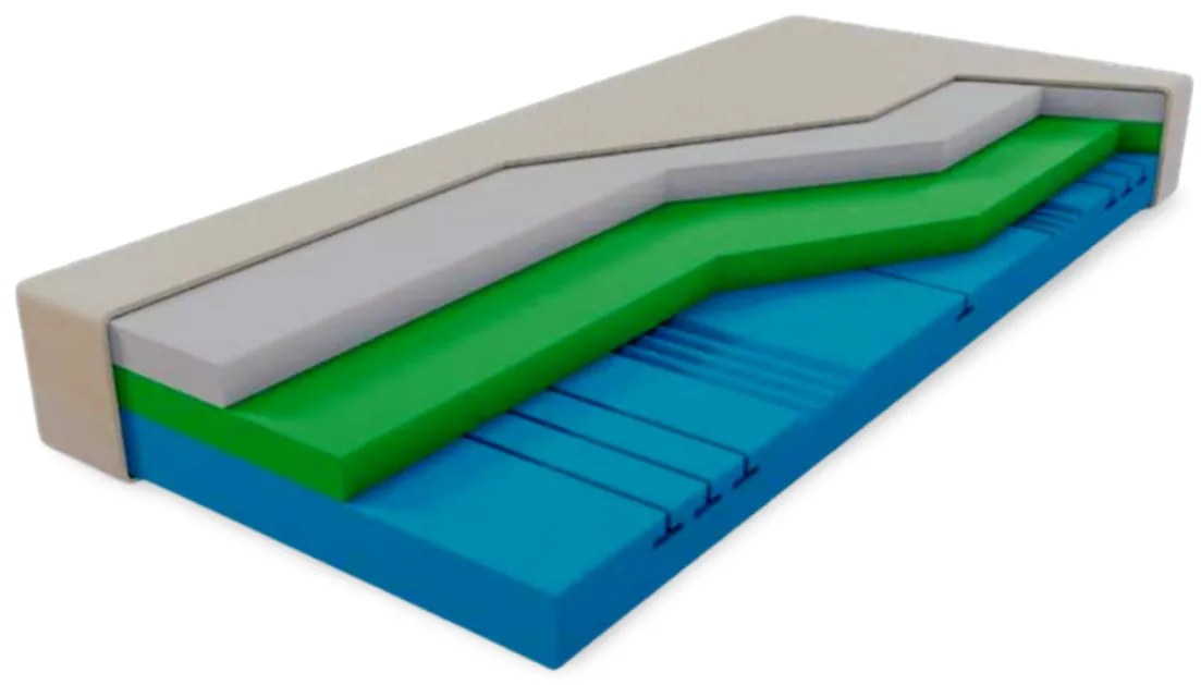 CUREM Zdravotný "Beztiažový" matrac C4500 Veľkosť: 200 x 160 cm, Výška: 28 cm