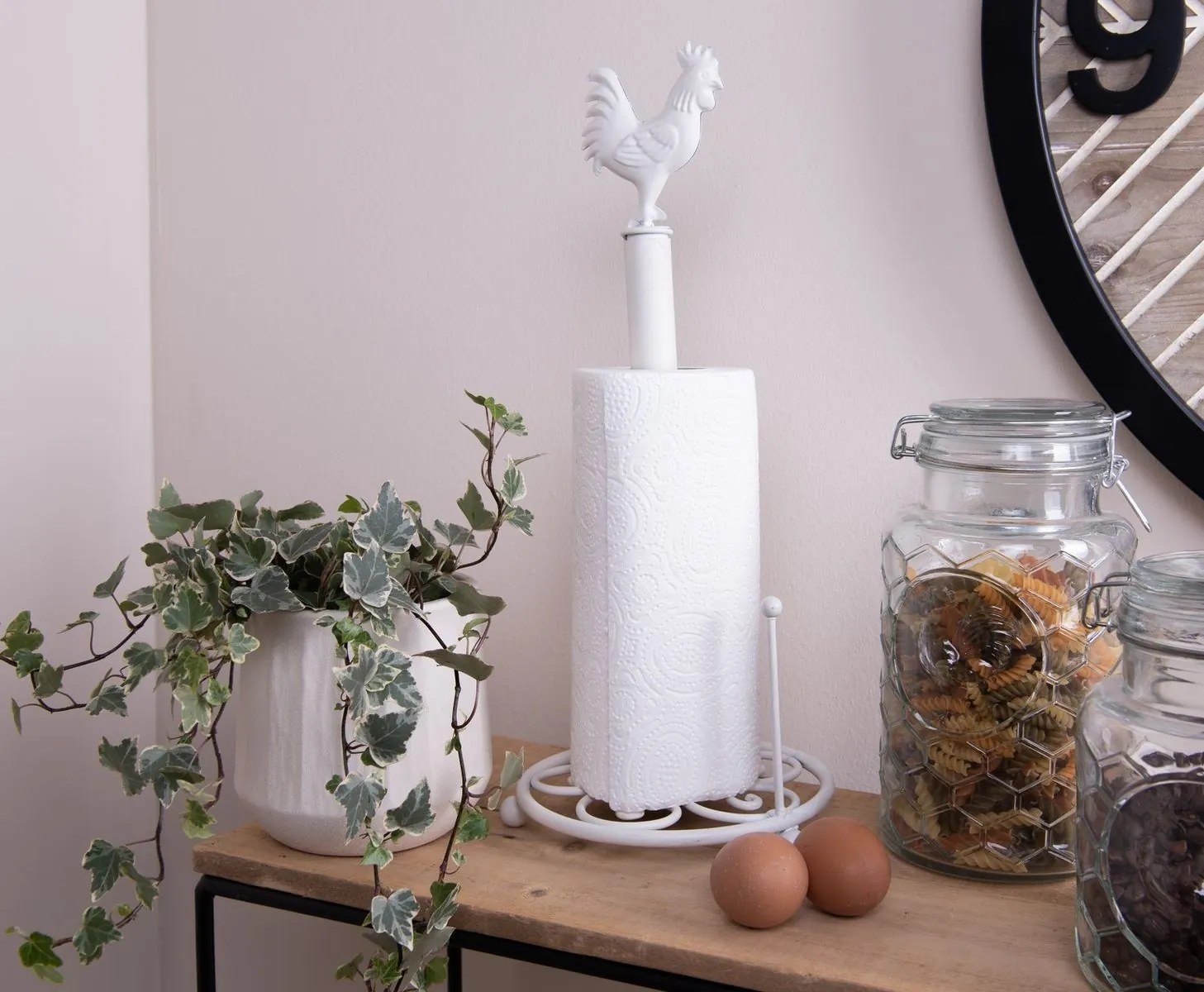 Stojan na kuchynské utierky s kohútikom - Ø 18*43 cm