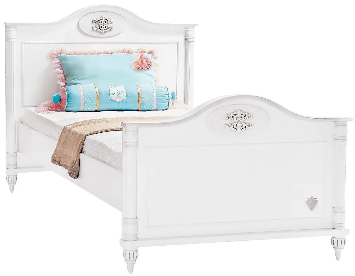 Detská posteľ Carmen 100x200cm - biela