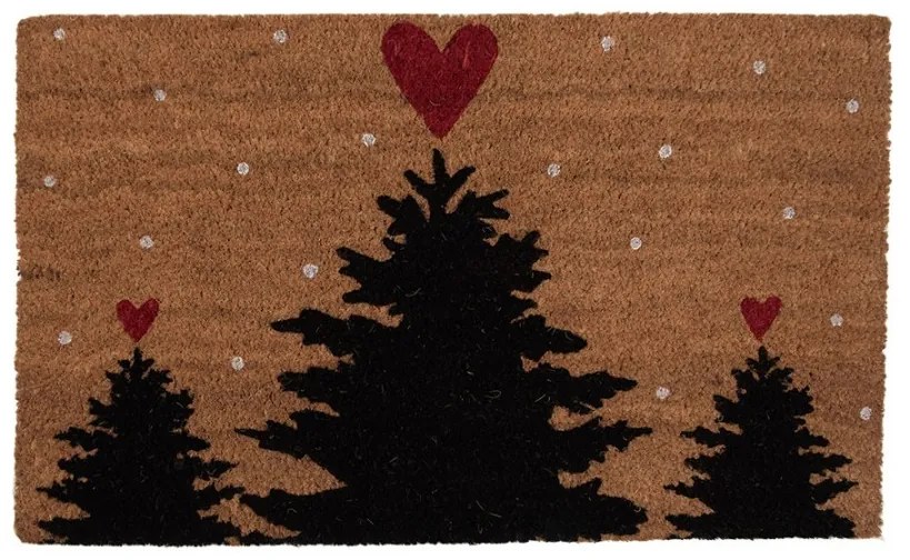Kokosová rohožka s motívom stromčeka - 75*45*1 cm Kokosová rohožka s motívom stromčeka - 75*45*1 cm