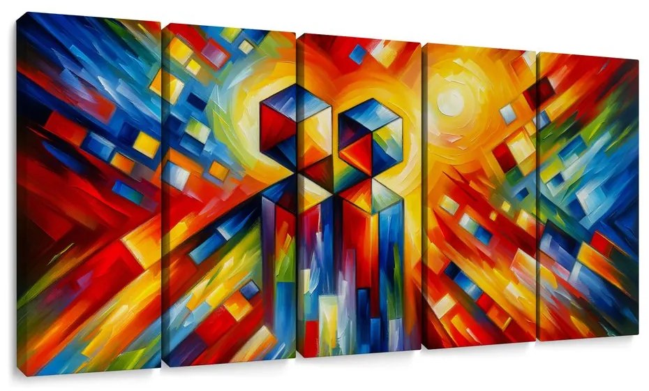 5-dielny obraz energia okamihu