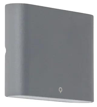 Nástenná lampa antracit 11,5 cm vrátane LED IP65 - Batt