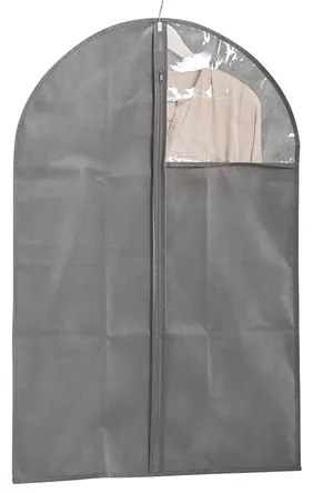 Zeller Present Látkový ochranný obal na oblek, šaty, košele, sivý, NON-W 60 x 90 cm