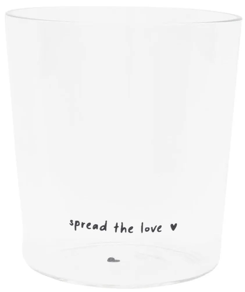 Bastion Collections Pohár na vodu Spread the Love 300 ml