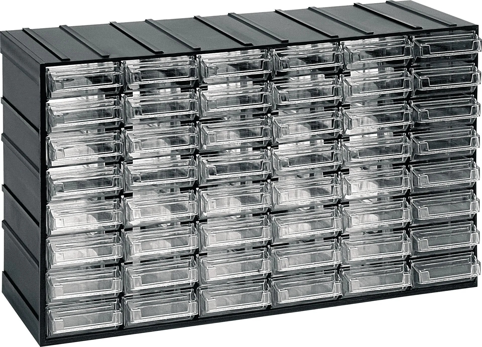 Modulová skrinka so zásuvkami, 382 x 148 x 230 mm, 48 zásuviek