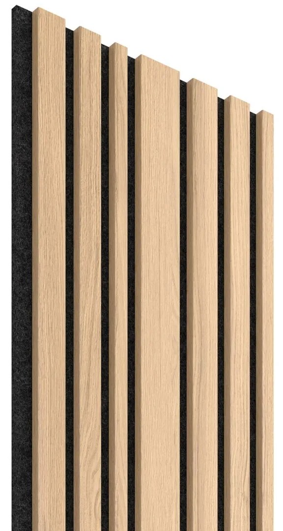 Acoustic Line Akustický obkladový panel, lamelové drevo, 2 650 × 300 × 18 mm, dub