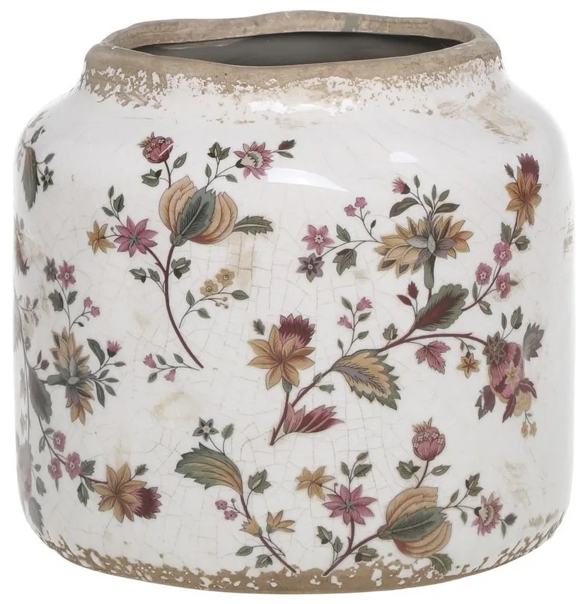 Keramický obal na kvetináč s kvetmi Nancy - Ø 14*14 cm