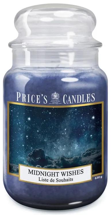 PRICE´S MAXI sviečka ve skle Midnight Wishes - horenie 150h