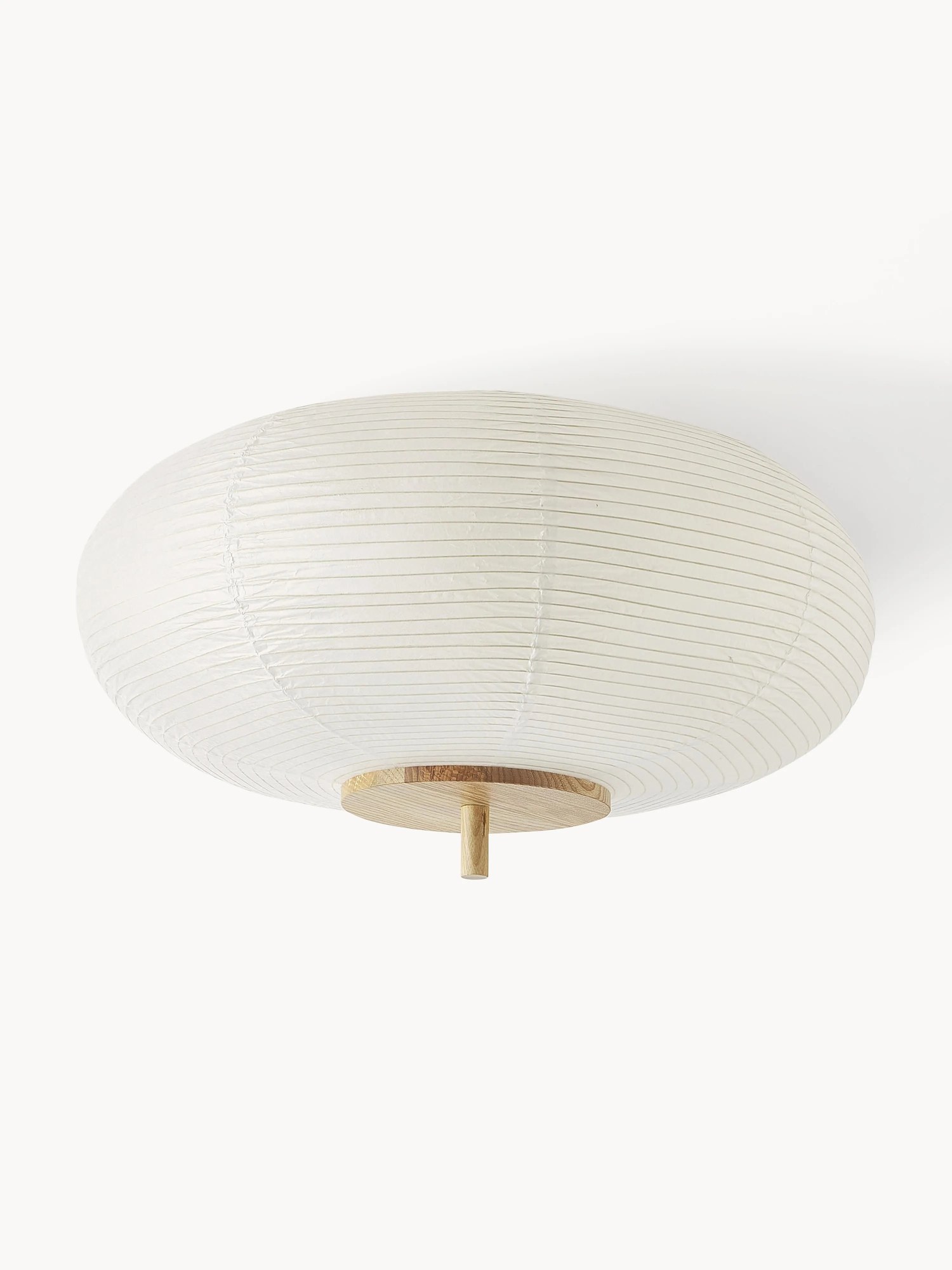 Dizajnové stropné svietidlo z ryžového papiera Misaki