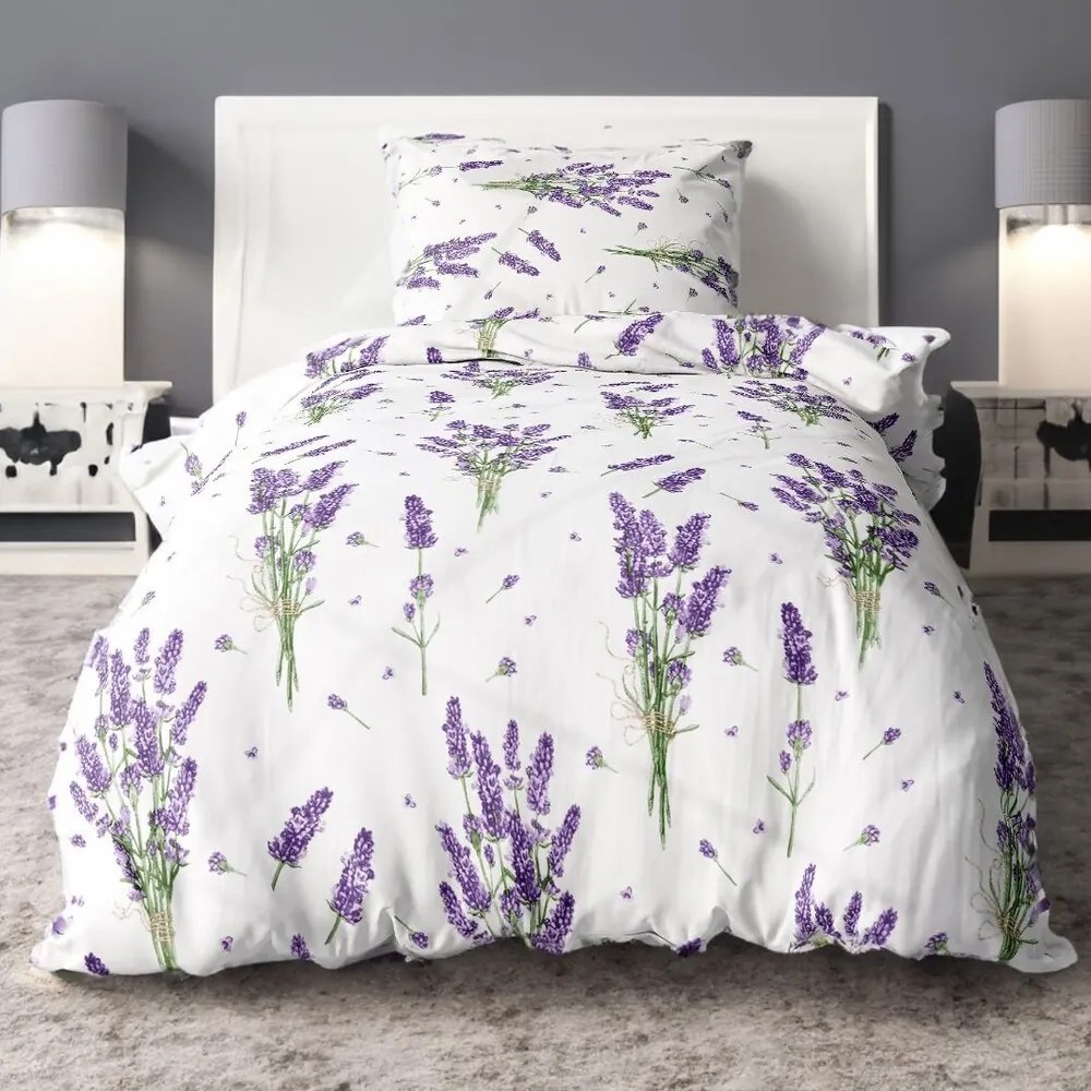 Krepové obliečky Homa TORRY LAVENDER 2-dielna sada 140x200 cm
