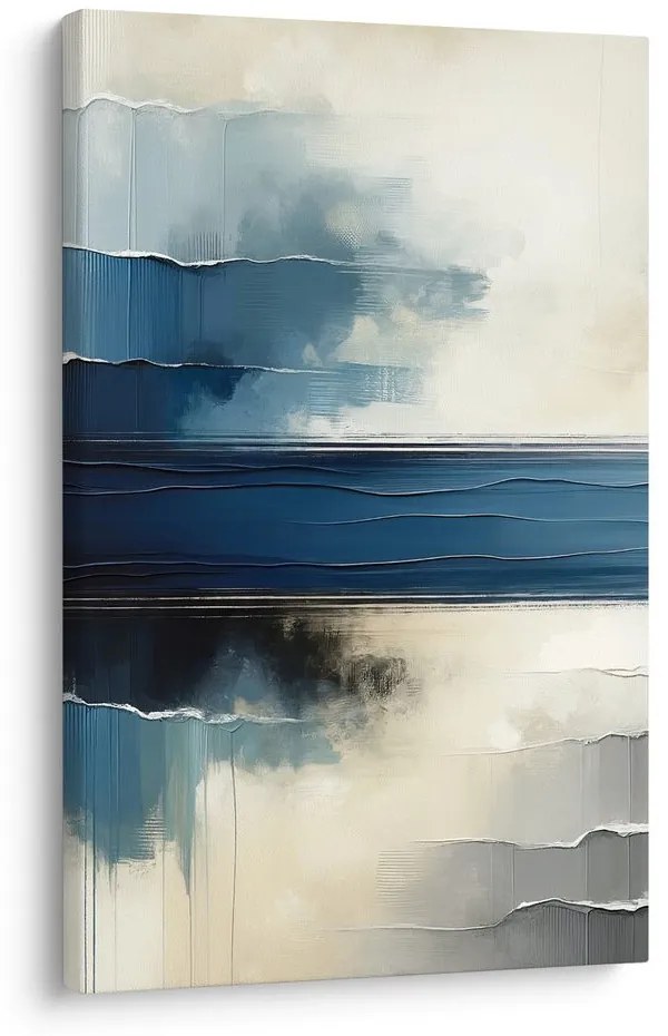 Obraz harmónia farieb medzi nebom a vodou