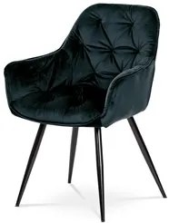 BONTEC Jedálenská stolička, modrá, zamatová látka, DCH-421 BK4 Farba: Žltá