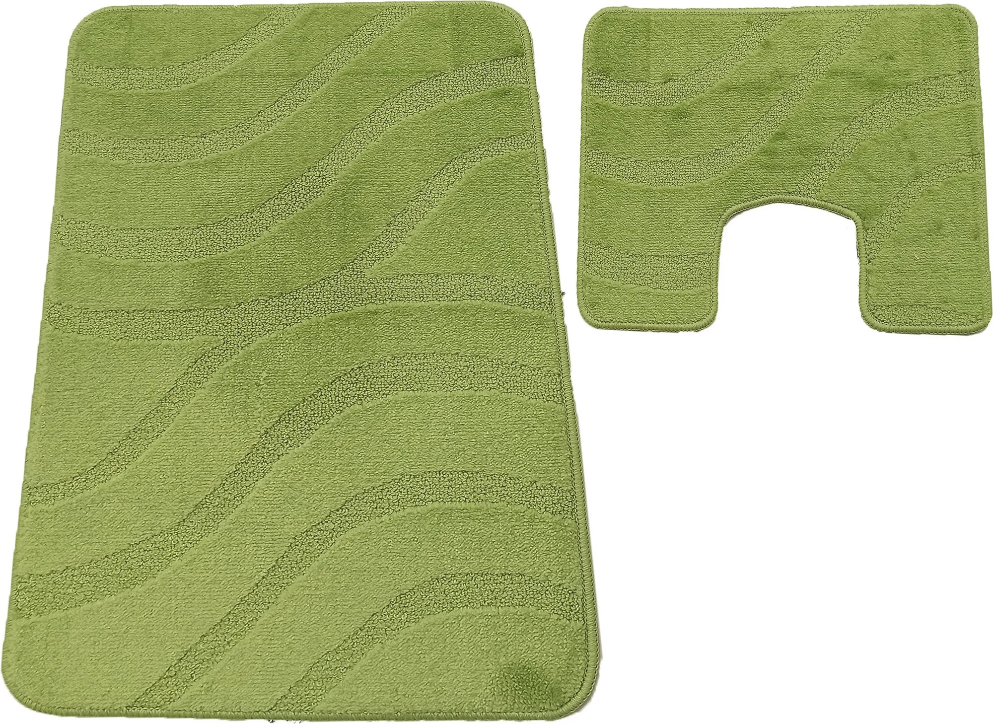 DY Kúpeľňová sada koberčekov s výrezom Symphony Phosphoric Green