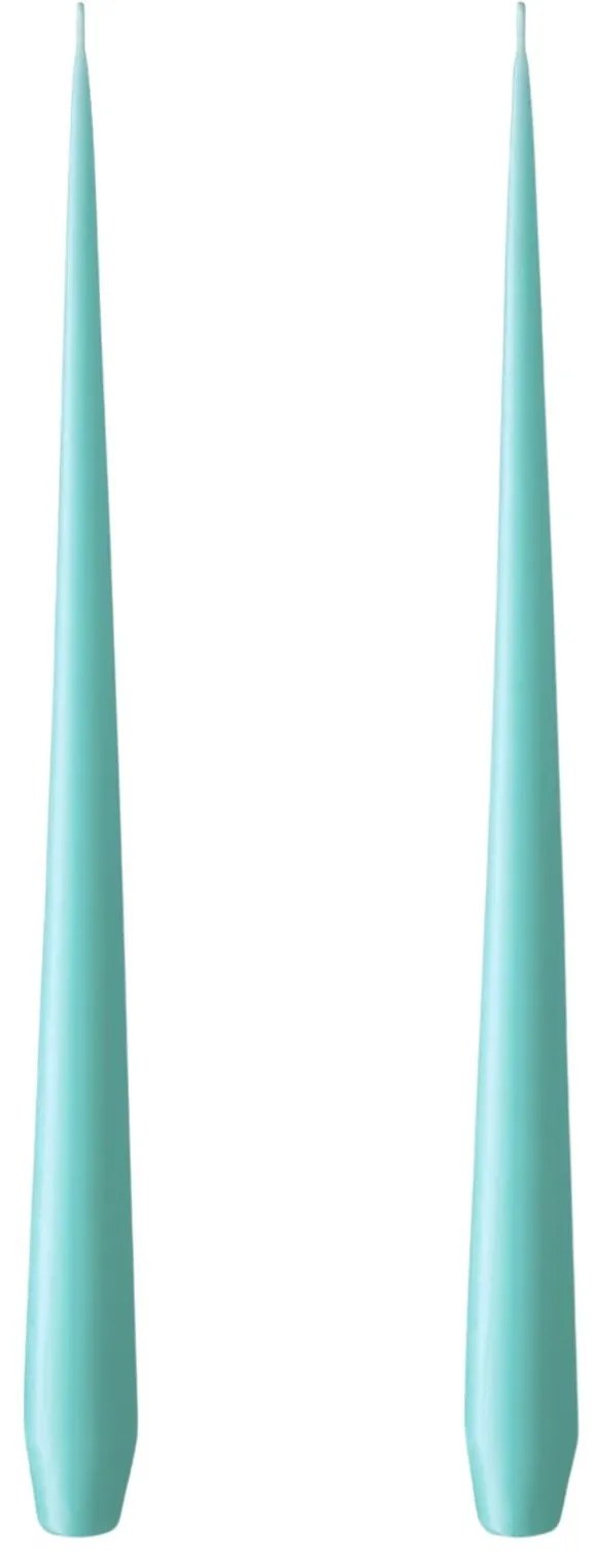 ester & erik Sviečka Taper 32 cm – 54/2 Deep Lagoon – sada 2 ks