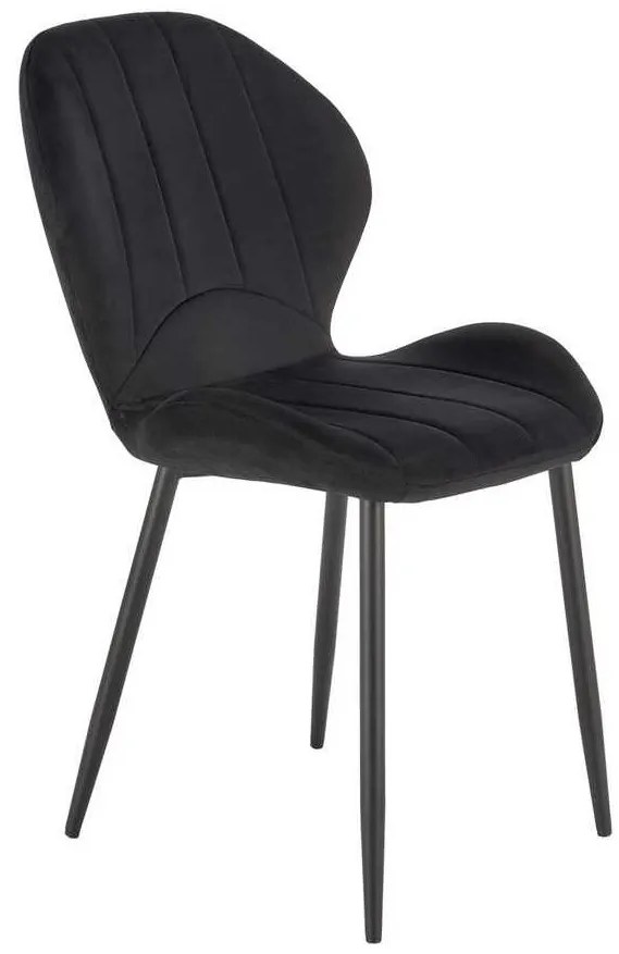 Jedálenská stolička Vivien, čierna