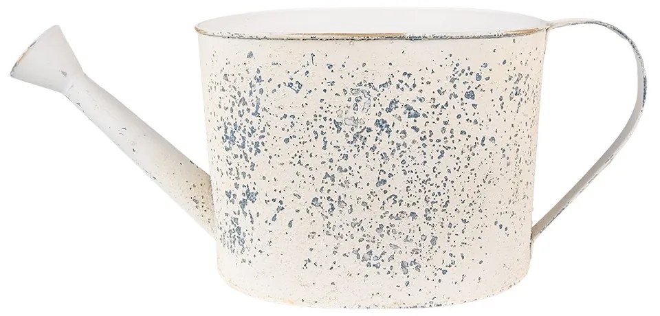 Béžová dekoratívna plechová kanva Fun Antique - 44*16*18 cm