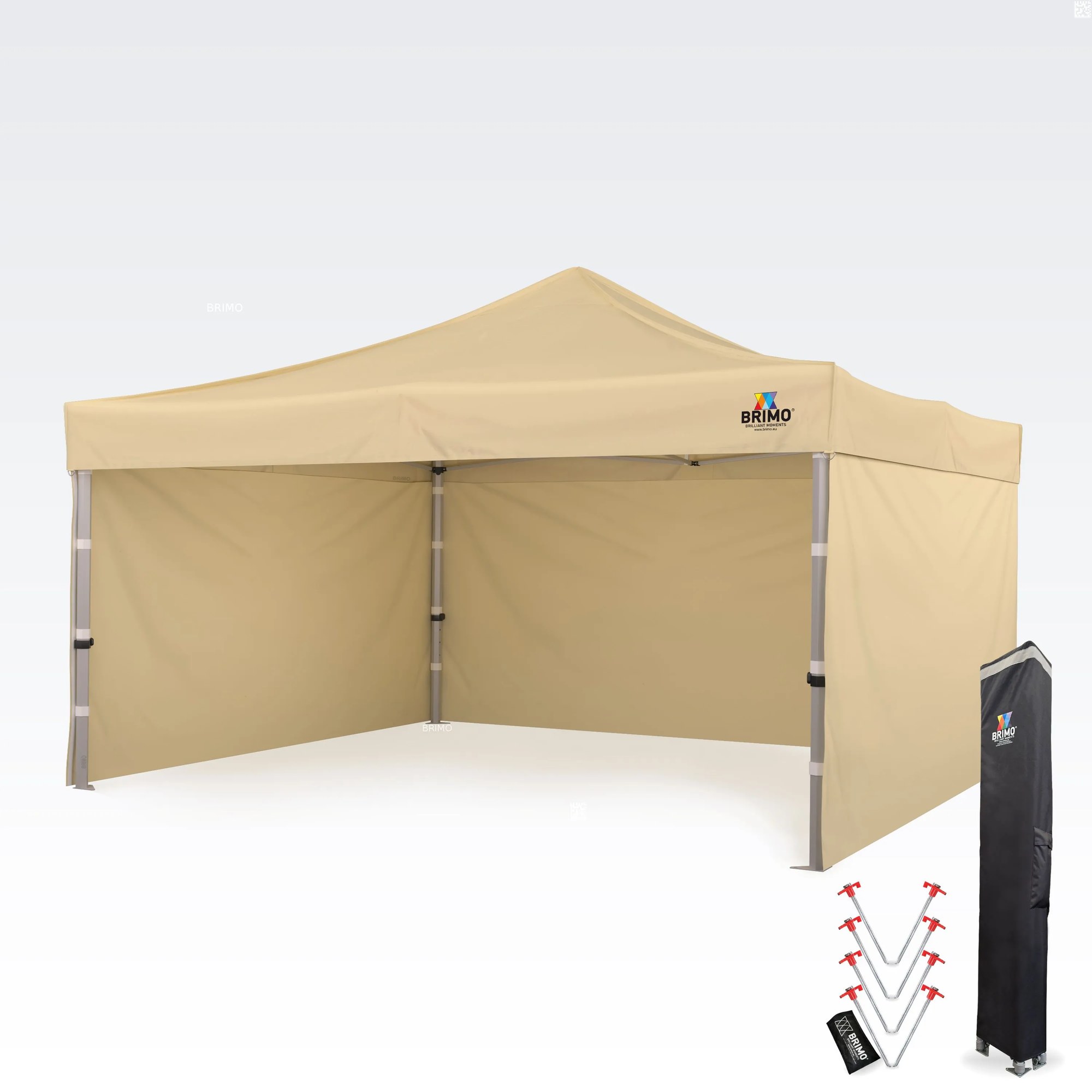 BRIMO Promo stan 4x4m - s 3 stenami - Béžová 16