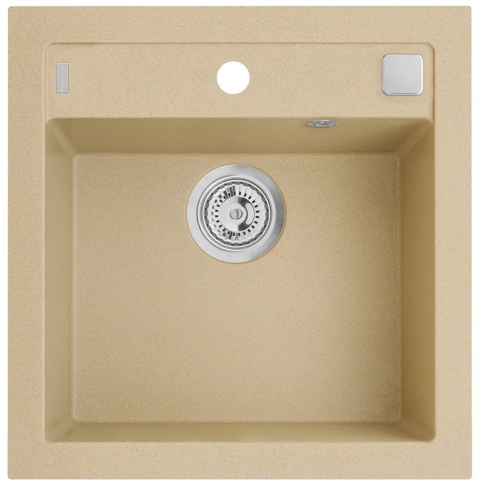 ALVEUS CZ FORMIC 20/55- béžová ( 520x510mm) + pop-up sifon F