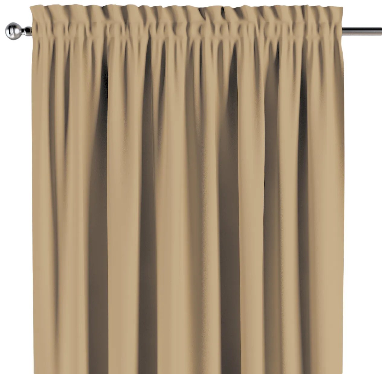 Záves s tunelom a volánom