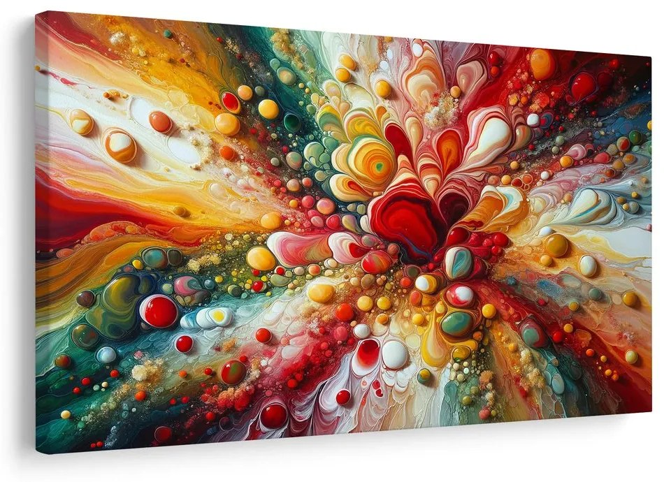 Obraz explozívny farebný chaos