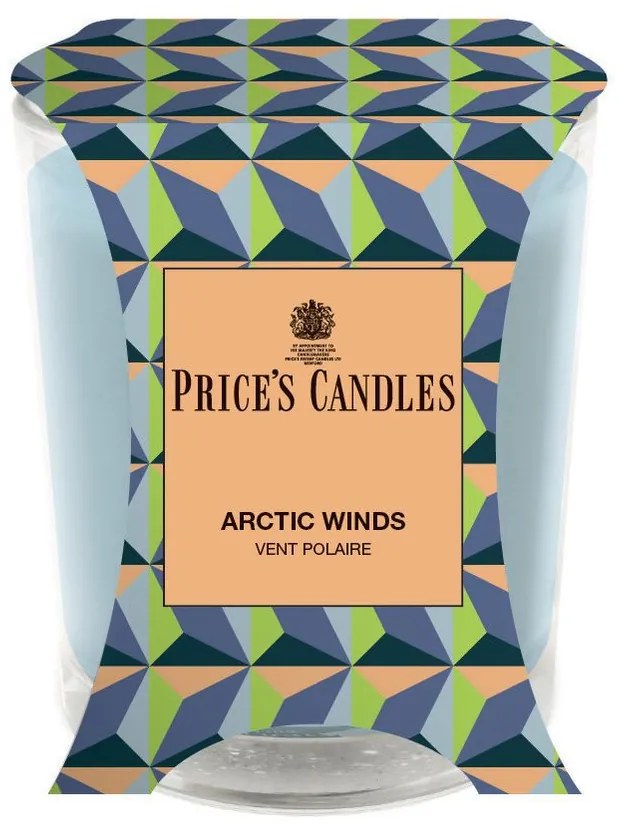 Price´s Price's vonná svíčka ve skle Arctic Winds - hoření 45h