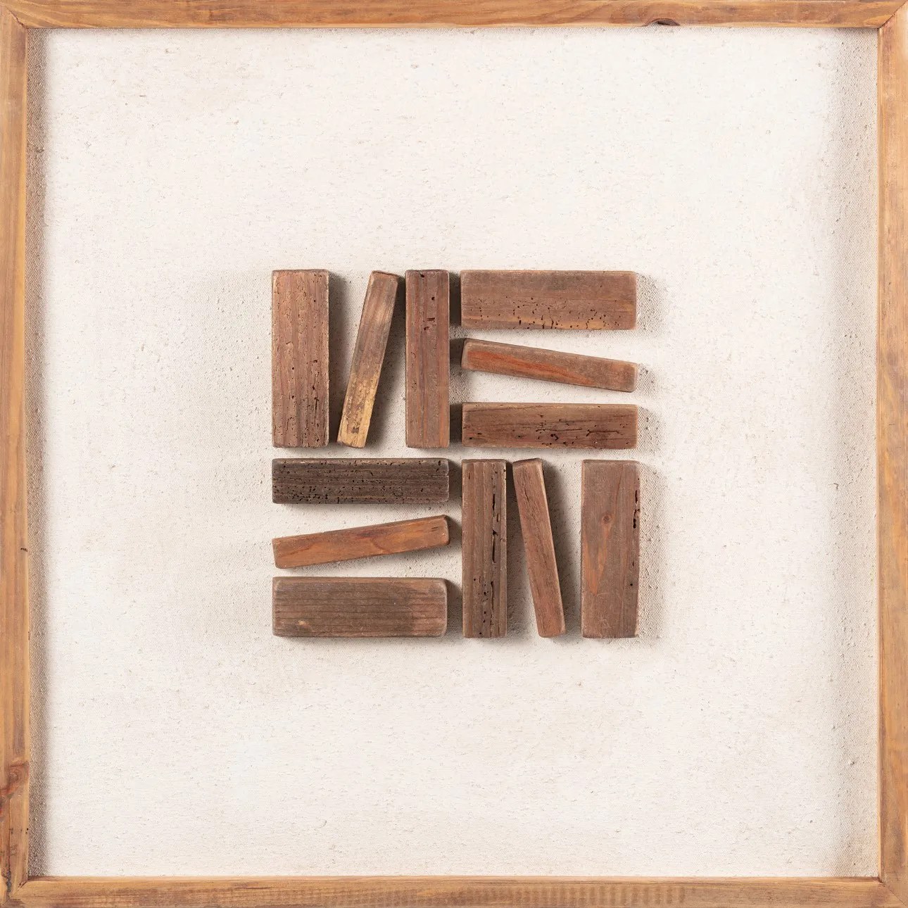 Nástenná dekorácia Esenia Wood 62x62cm