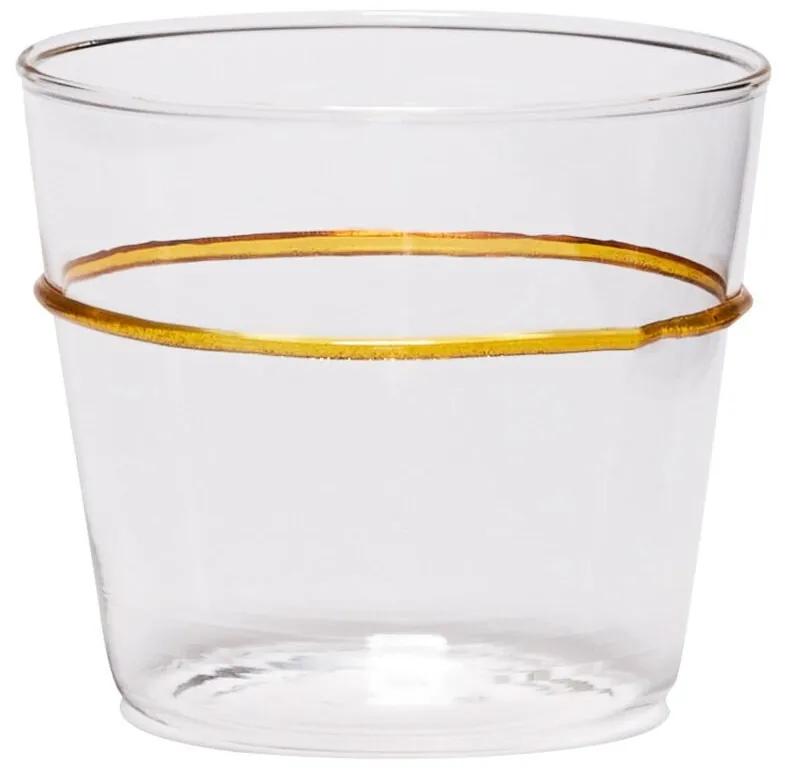 Hübsch Pohár na vodu Orbit Yellow 200 ml