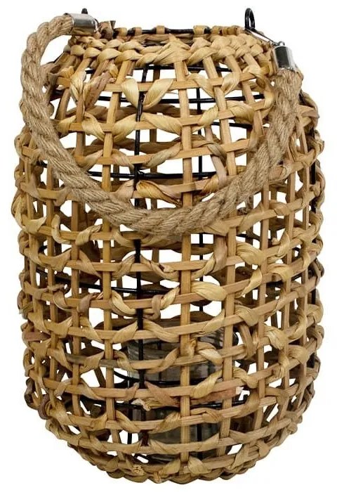 Lucerna z vodného hyacintu Valentina - 11*30*34cm Lucerna z vodného hyacintu Valentina - 11*30*34cm