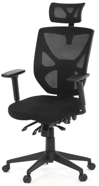 Autronic BONTEC Kancelárska stolička, asynchrónny mechanizmus, čierna, KA-Q8250 BK Farba: Čierna