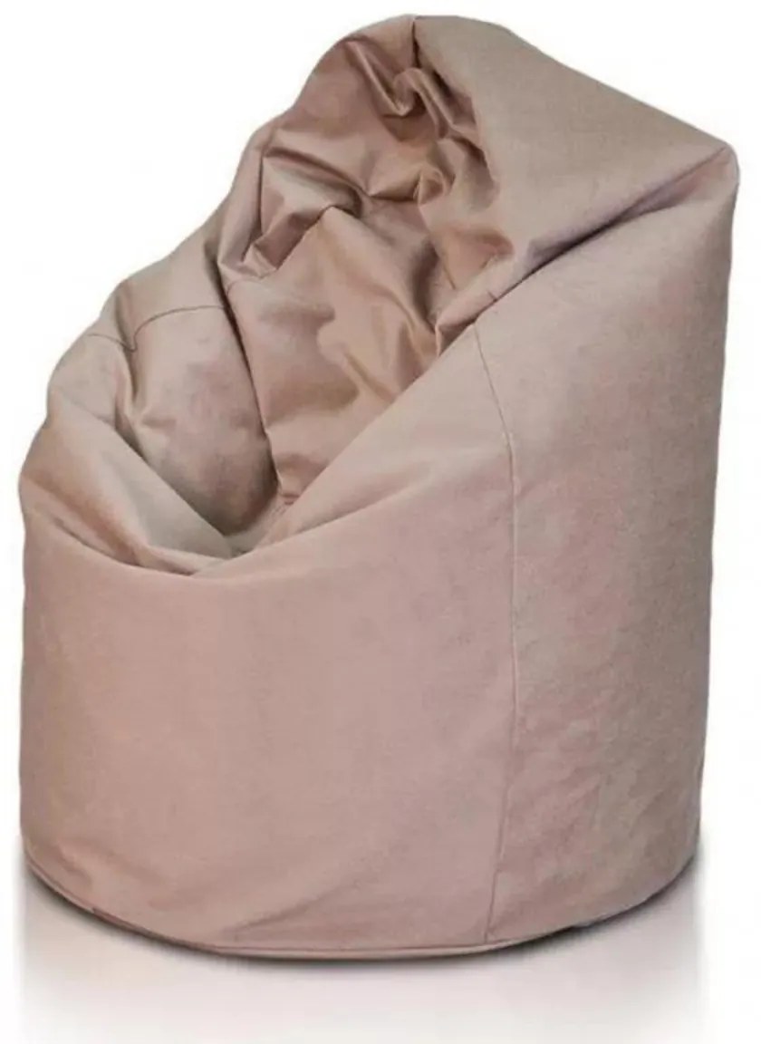 Sedací vak Amore – extra mäkký vak z plyšu pre maximálne pohodlie Farba: A57 - béžová