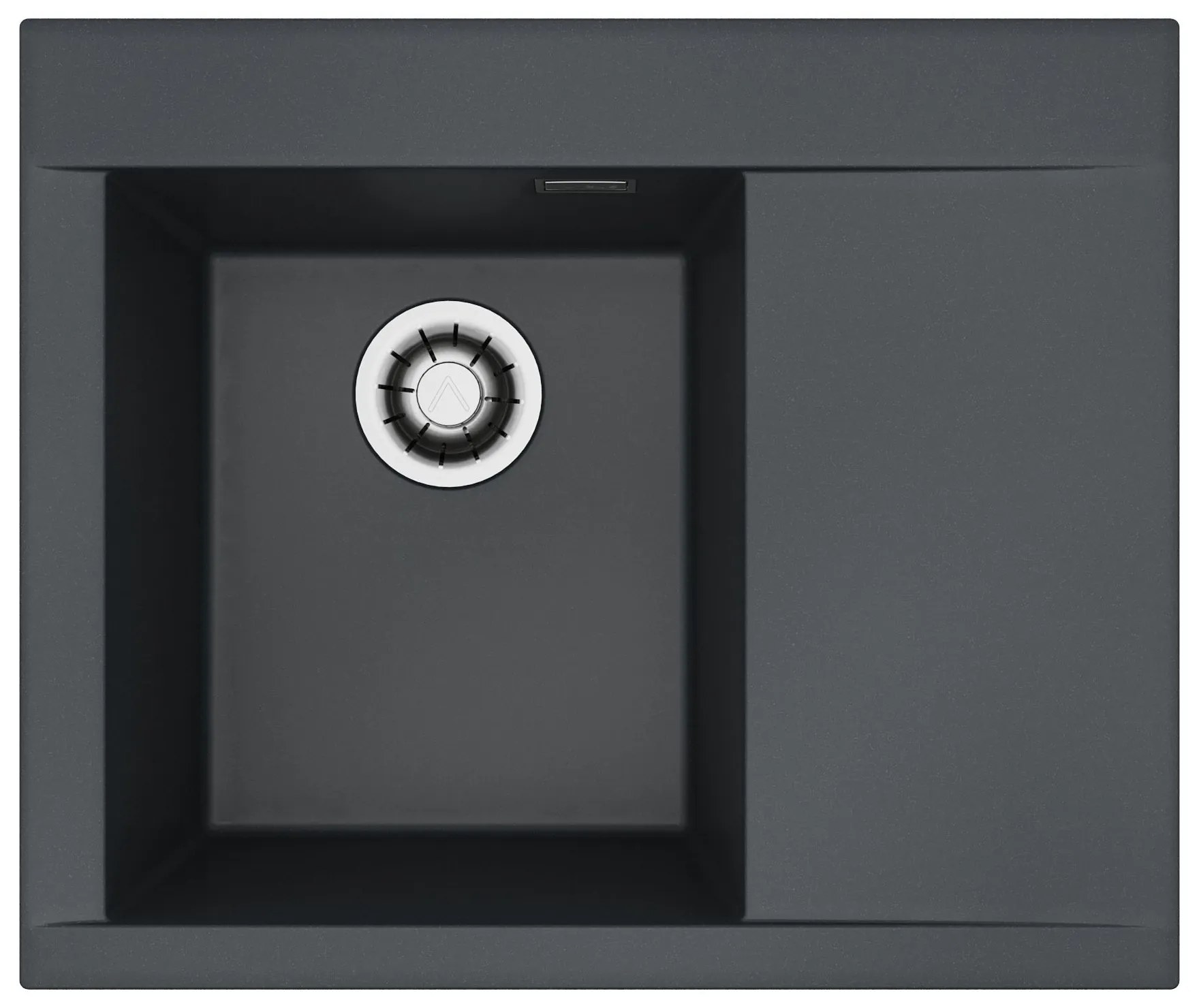 ALVEUS CZ PURE-G 50 L černý A90 + QC sifon_algranit