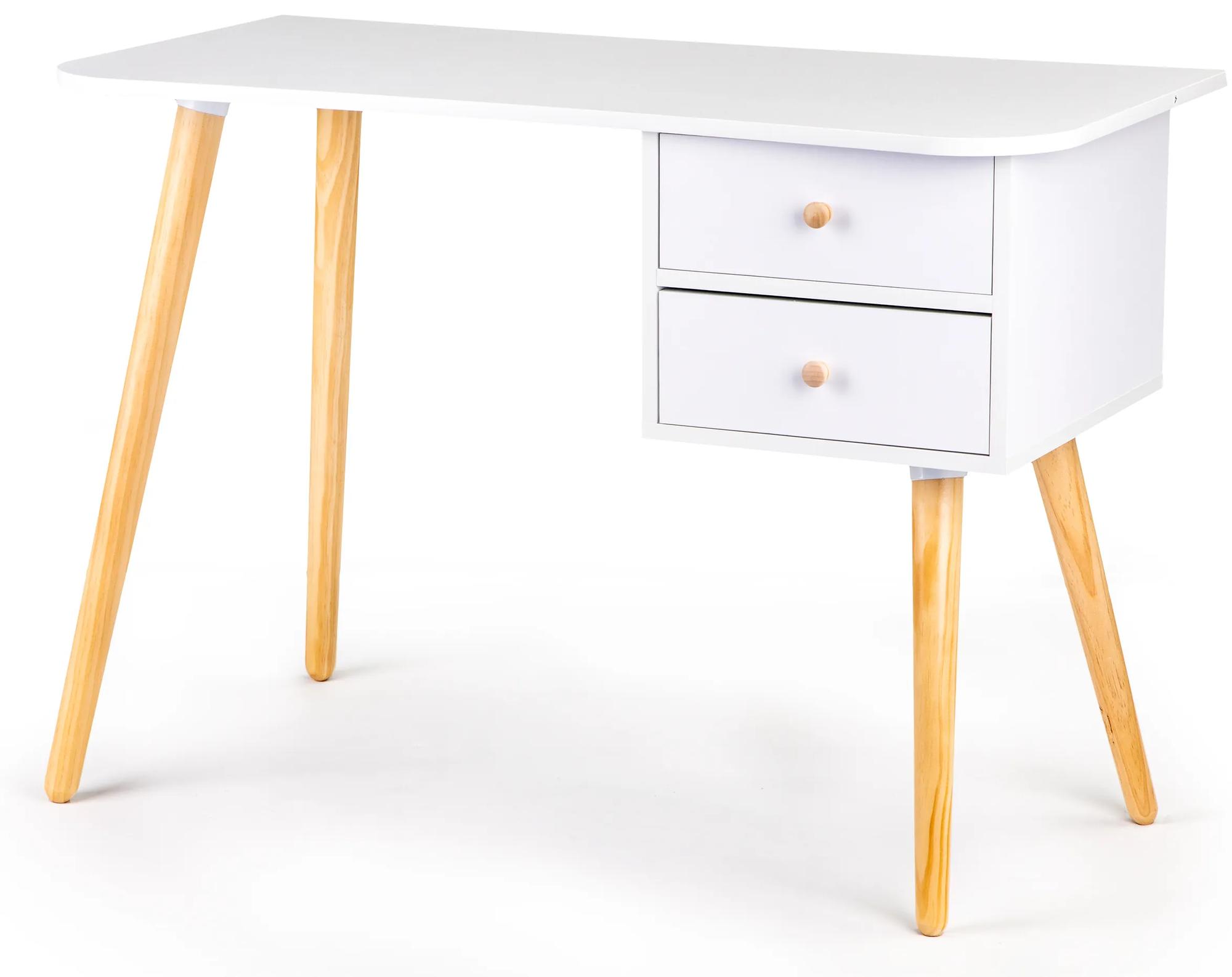 ModernHome Písací stôl s 2 zásuvkami