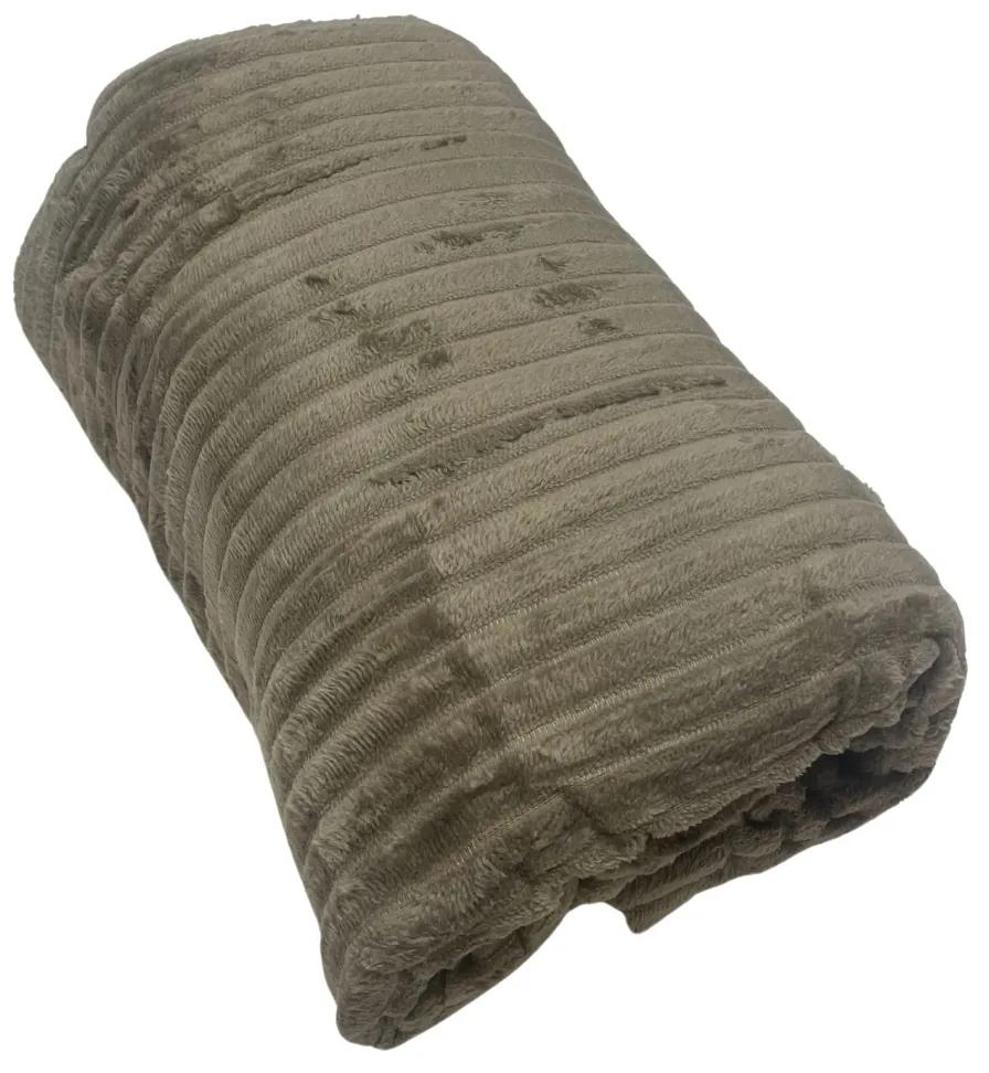 Deka Luxur hnedá 150x200cm TiaHome