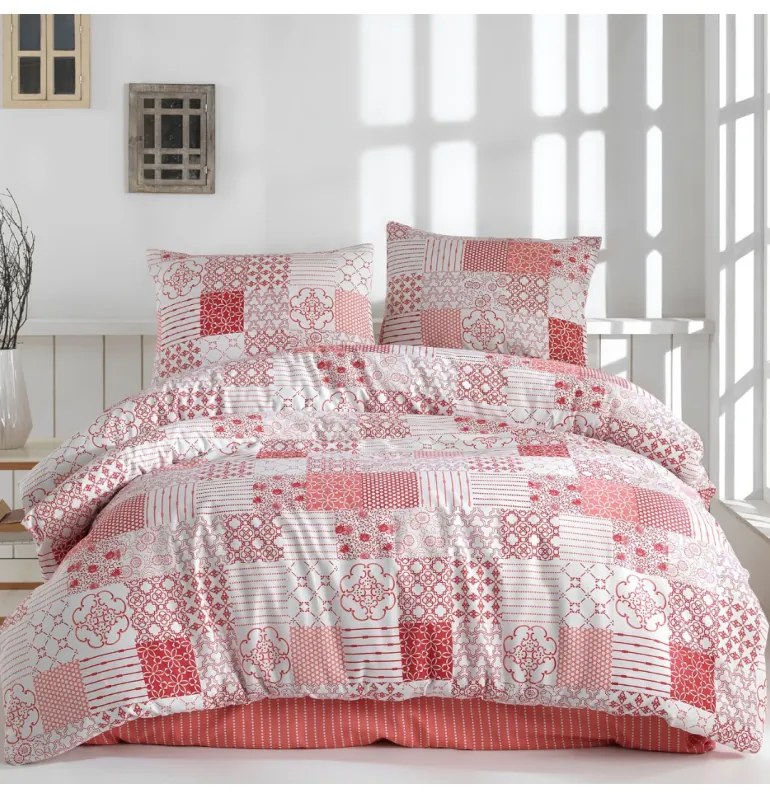 Obliečky bavlnené Samet červené EMI