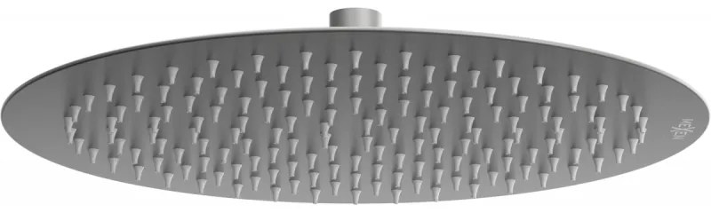 Mexen sprchová nerezová hlavica Round 30 cm, grafitová, 79230-66
