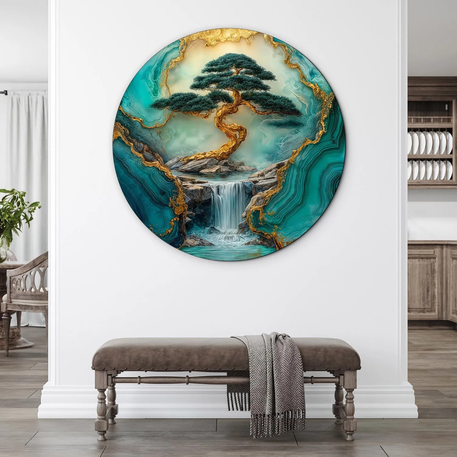 DUBLEZ | Mramorový strom života - Vodopád