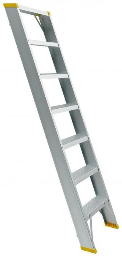 ALVE Rebrík hliníkový jednodielny stupačkový 9908 PROFI PLUS FORTE