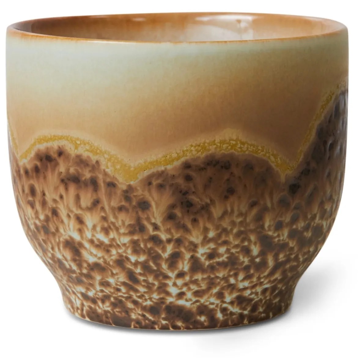 HK living Kameninový hrnček café cup 70's Shell 250 ml