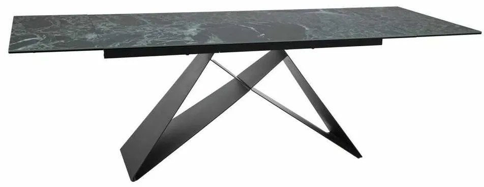 Jedálenský stôl Westin II 160 x 90 cm, tmavo zelená