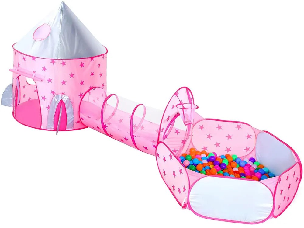 Stan na hranie 3 v 1, ružový