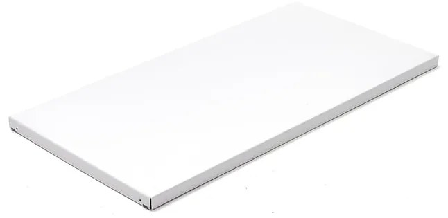 Polica FIRST, 1 ks, 70 kg nosnosť, 1000x500 mm, biela
